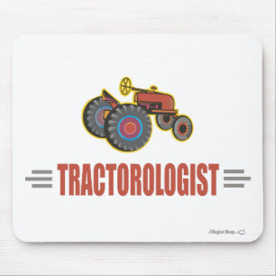 Funny Tractor Mouse Mat