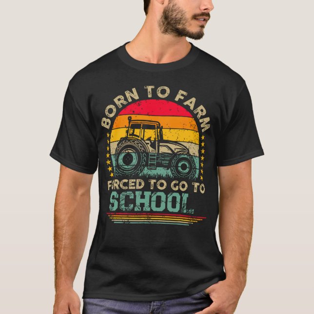 Funny Tractor T-Shirt (Front)