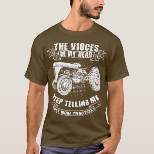 Funny Tractor Tee Get More Tractors Farmer Design