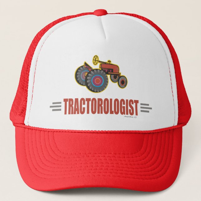 Funny Tractor Trucker Hat (Front)