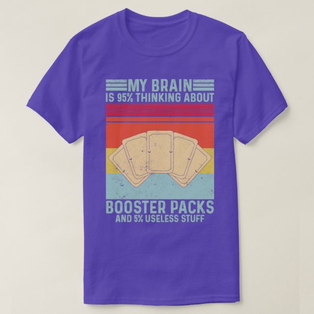 Funny Trading Card Game TCG Retro My Brain Is 95 T T-Shirt (Design Front)