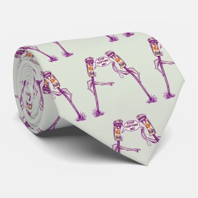 Funny traffic lights tie (Rolled)