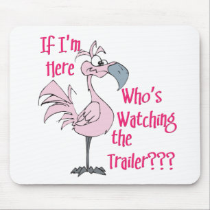Funny Trailer Park Shirt Mouse Mat