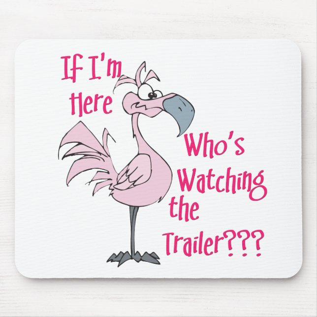 Funny Trailer Park Shirt Mouse Mat (Front)