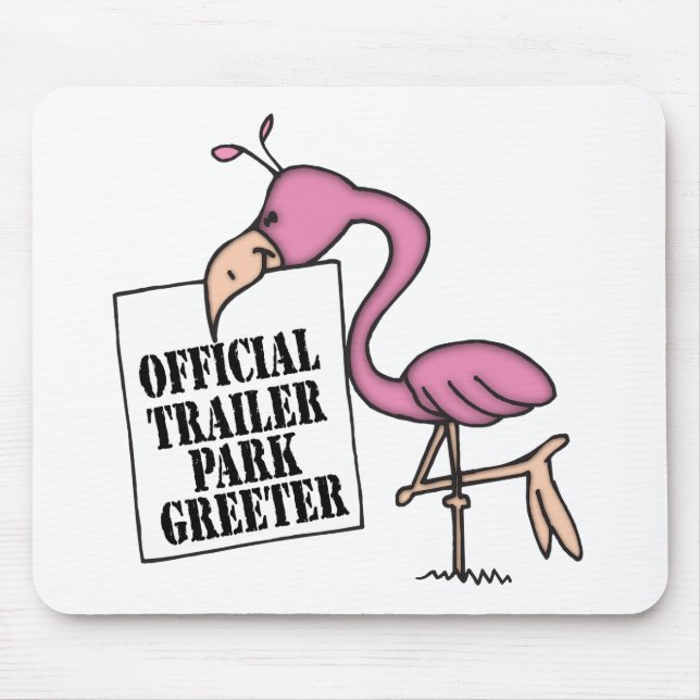 Funny Trailer Park Shirt Mouse Mat (Front)