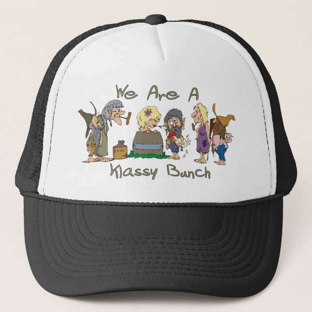Funny Trailer Park Shirt Trucker Hat (Front)