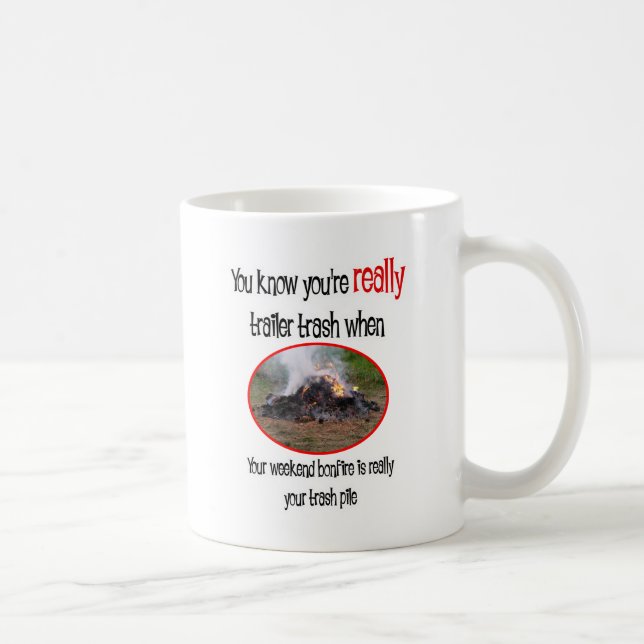 Funny Trailer Park Shirts and Gifts Coffee Mug (Right)
