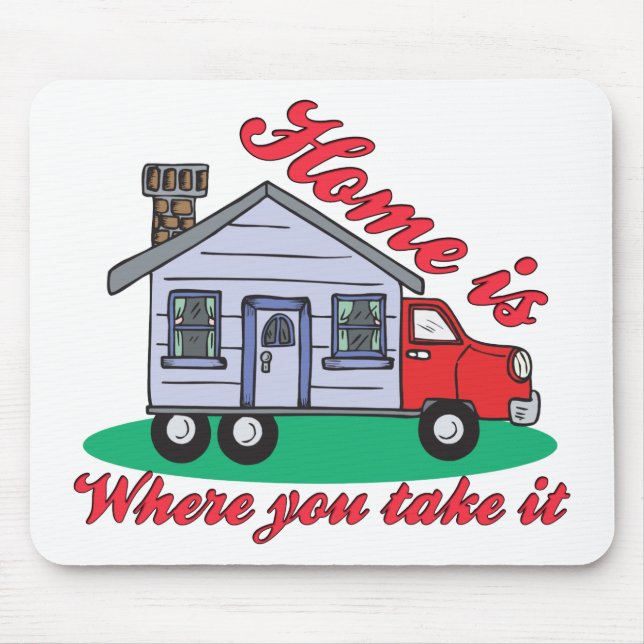 Funny Trailer Park Shirts and Gifts Mouse Mat (Front)