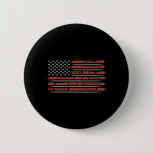 Funny Train Collector Gift Adults Conductor Model 6 Cm Round Badge