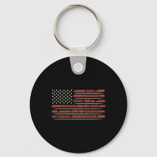 Funny Train Collector Gift Adults Conductor Model Key Ring