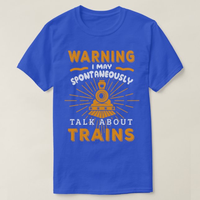 Funny Train Conductor Train Watching Gift 3 T-Shirt (Design Front)