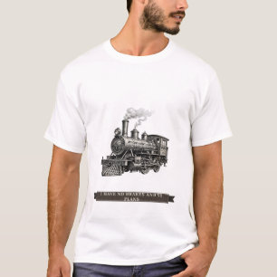 Funny Train "I Have No Brakes And No Plans" T-Shirt