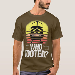 Funny Train Railway Locomotive Steam Model _13 T-Shirt