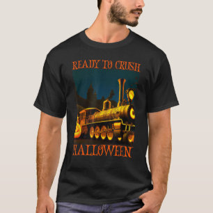 Funny Train Wagon Railroad Halloween Costume Boys  T-Shirt