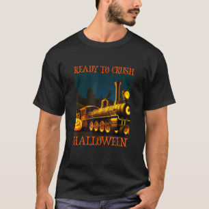 Funny Train Wagon Railroad Halloween Costume Boys T-Shirt