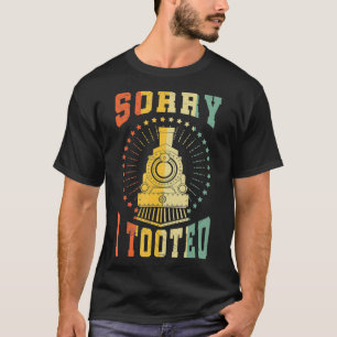 Funny Train Watcher Railroad Joke T-Shirt