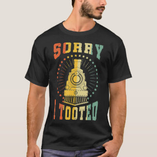 Funny Train Watcher Railroad Joke T-Shirt