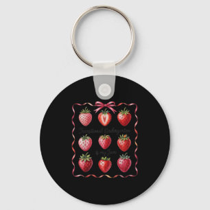 Funny Transitional Kindergarten Is My Jam Strawber Key Ring