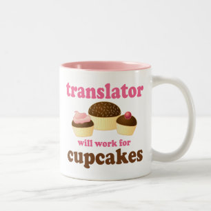 Funny Translator Two-Tone Coffee Mug