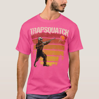 Funny Trap Clay Shooting Bigfoot Trapsquatch Men T-Shirt