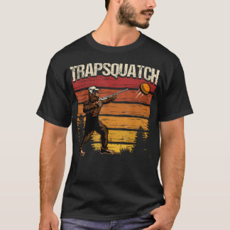 Funny Trap Clay Shooting Bigfoot Trapsquatch T-Shirt