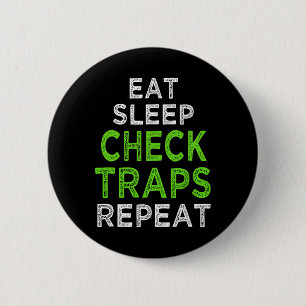Funny Trapping Furbearer Hunting 6 Cm Round Badge