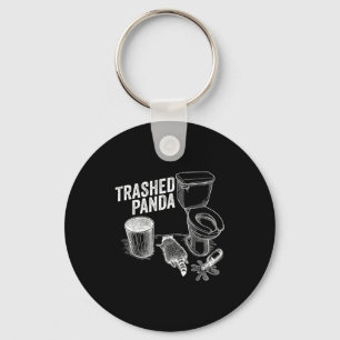 Funny Trashed Panda Drunk Raccoon Meme Alcohol Lov Key Ring