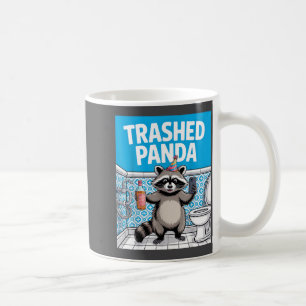 Funny Trashed Panda Raccoon Gets Drunk Coffee Mug