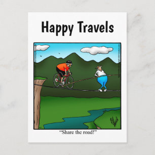 Funny Travel Humour Postcard