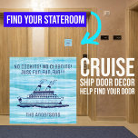 Funny Travel Vacation Ship Door Marker Cruise<br><div class="desc">Share your sense of humour with your own cruise mates with this cruise ship cabin stateroom door magnet. One of the joys of being on a cruise is not having to do the cooking and cleaning! Funny cruise ship humour "No Cooking!, No Cleaning!, Just Fun, Fun, Fun!!! quote can be...</div>