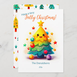 Funny Tree Christmas Card