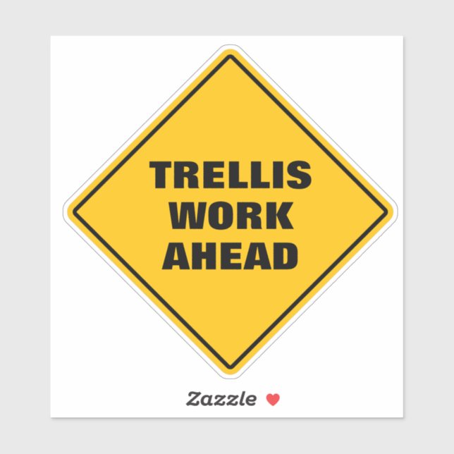 Funny trellis work ahead garden fence plants (Sheet)