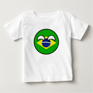 Funny Trending Geeky Brazil Countryball Baby T-Shirt