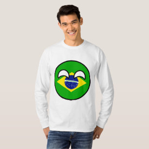 Funny Trending Geeky Brazil Countryball T-Shirt