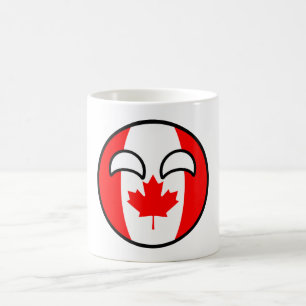 Funny Trending Geeky Canada Countryball Coffee Mug