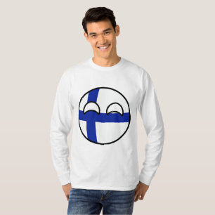 Funny Trending Geeky Finland Countryball T-Shirt