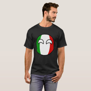 Funny Trending Geeky Italy Countryball T-Shirt