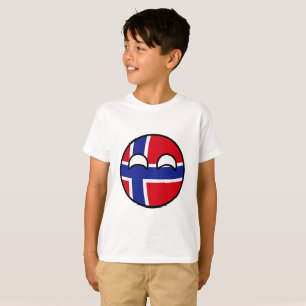 Funny Trending Geeky Norway Countryball T-Shirt