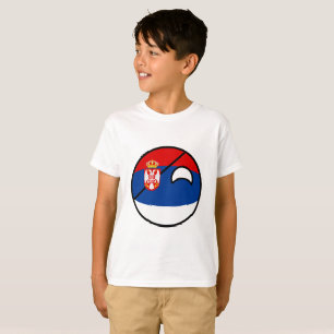 Funny Trending Geeky Serbia Countryball T-Shirt