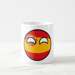 Funny Trending Geeky Spain Countryball Coffee Mug