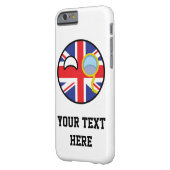 Funny Trending Geeky United Kingdom Countryball Case-Mate iPhone Case (Back Left)