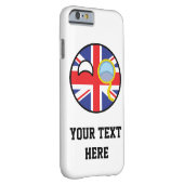 Funny Trending Geeky United Kingdom Countryball Case-Mate iPhone Case (Back/Right)