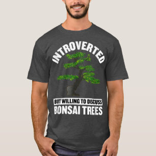 Funny Trendy Introverted Bonsai Japanese Zen Myagi T-Shirt