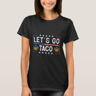 Funny Trendy Retro Let's Go Taco T-Shirt