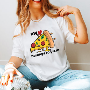 Funny Trendy  Valentines Day Gift for Pizza Lovers T-Shirt