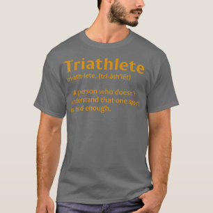 Funny Triathlete Art Men Women Triathlon Athlete D T-Shirt