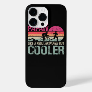 Funny Triathlon Papaw Swim Bike Run Triathletes T- iPhone 14 Pro Max Case