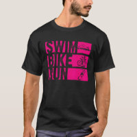 Funny Triathlon Swim Bike Run Design Men Women Tri