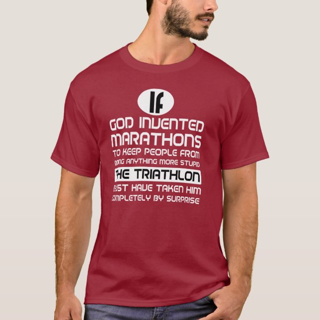Funny Triathlon T-Shirt (Front)