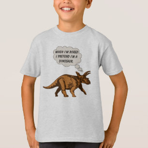 Funny Triceratops Dinosaur T-Shirt